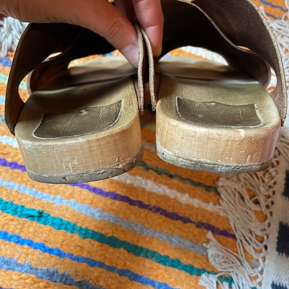 No. 6 Frieda clog brown chestnut leather size 42 - Picture 5 of 14